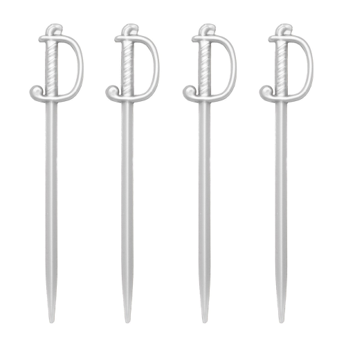 50 Silver Sword Toothpicks