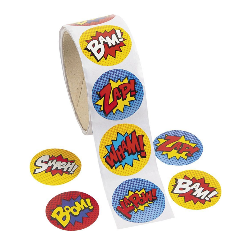 Superhero Sticker Roll